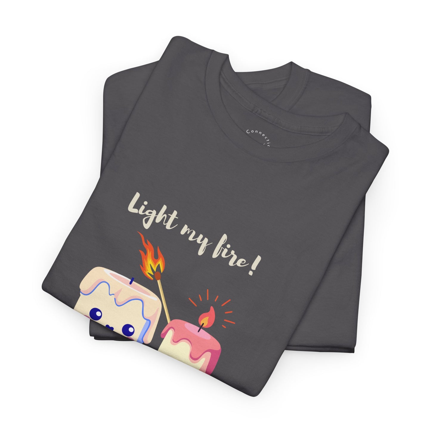 Light My Fire T-Shirt — Vintage Flame Graphic Tee