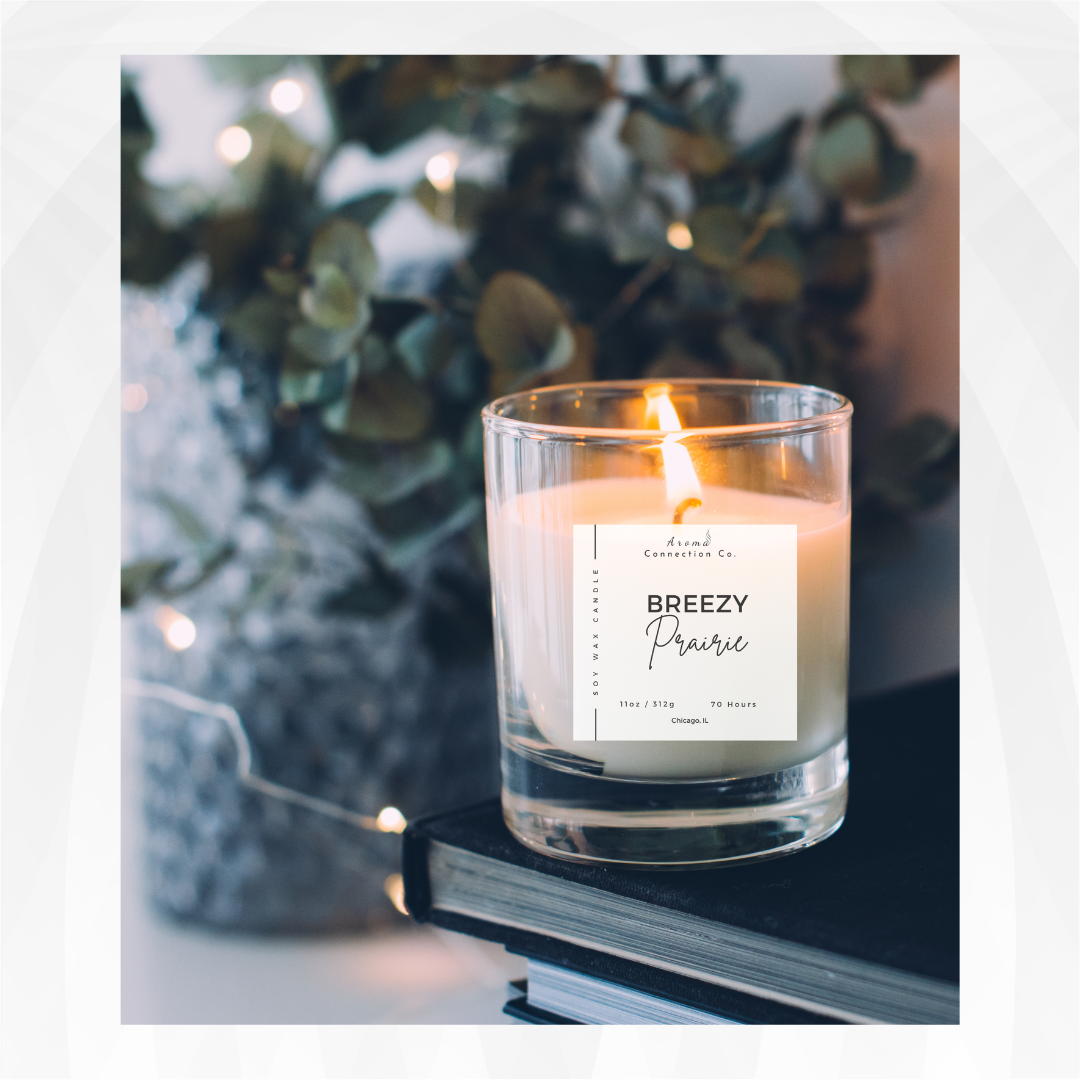 Breezy Prairie captures the essence of wide-open spaces, sun-kissed grass, and gentle breezes. Imagine standing in a vast prairie, surrounded by wildflowers, with the wind carrying hints of earthiness and floral sweetness. This candle evokes a sense of freedom, tranquility, and the great outdoors.