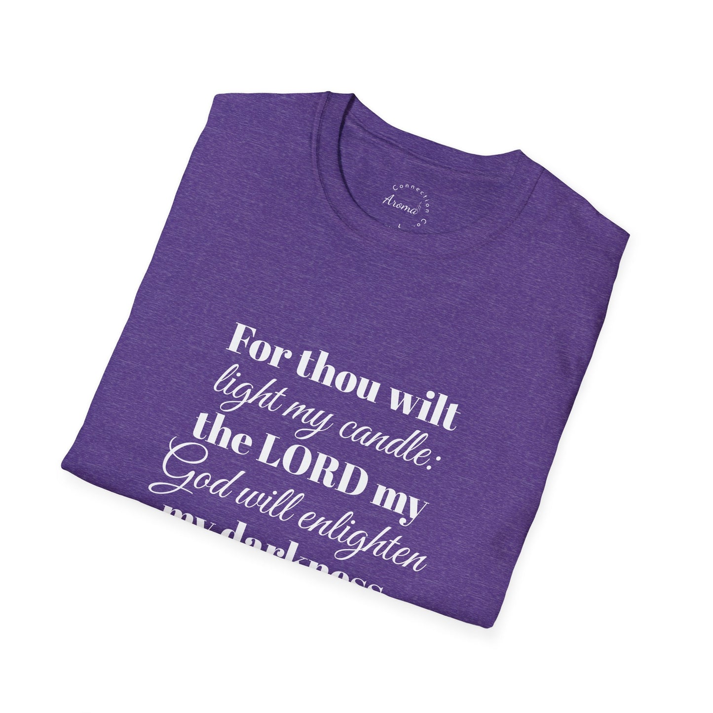 Religious 'For Thou Wilt Light My Candle' T-Shirt