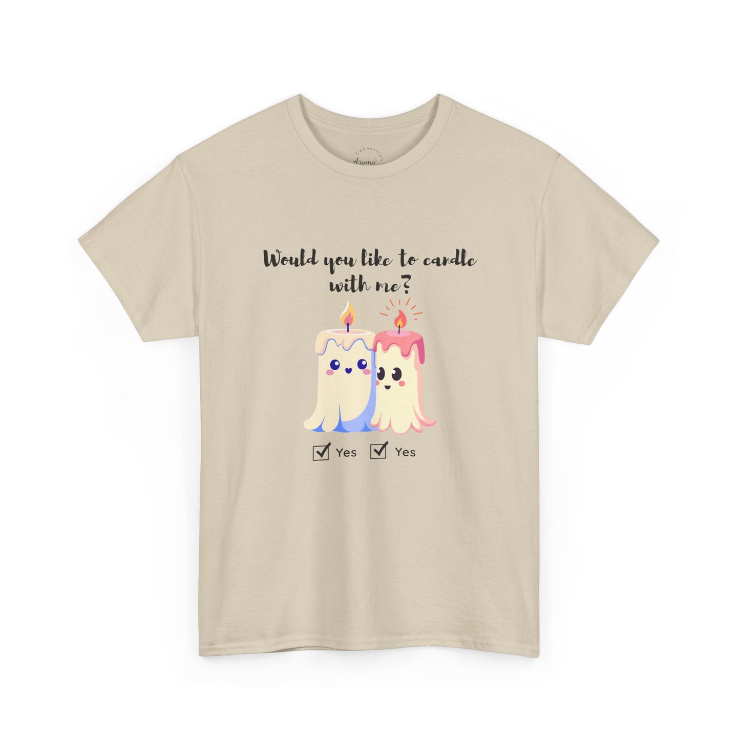 Woud You Like to Candle With Me Tee — Candlelight Scent Lover Shirt