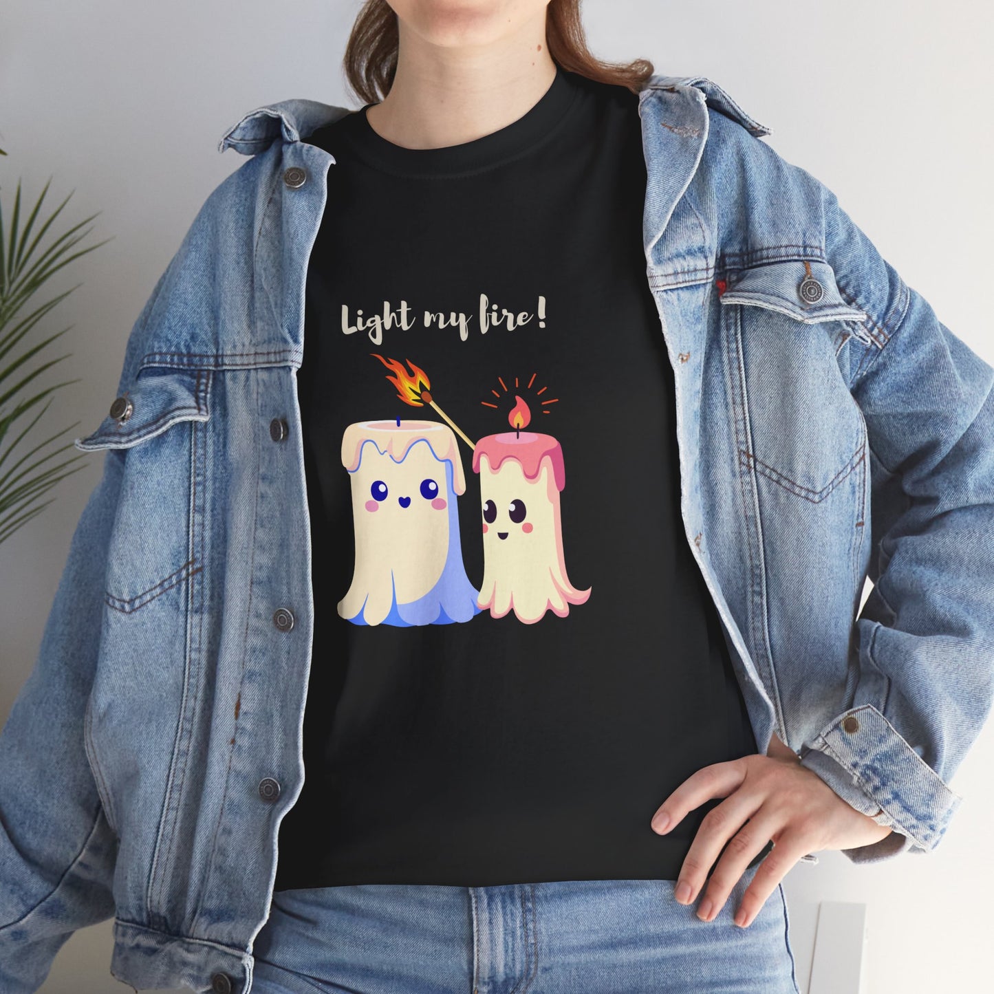 Light My Fire T-Shirt — Vintage Flame Graphic Tee