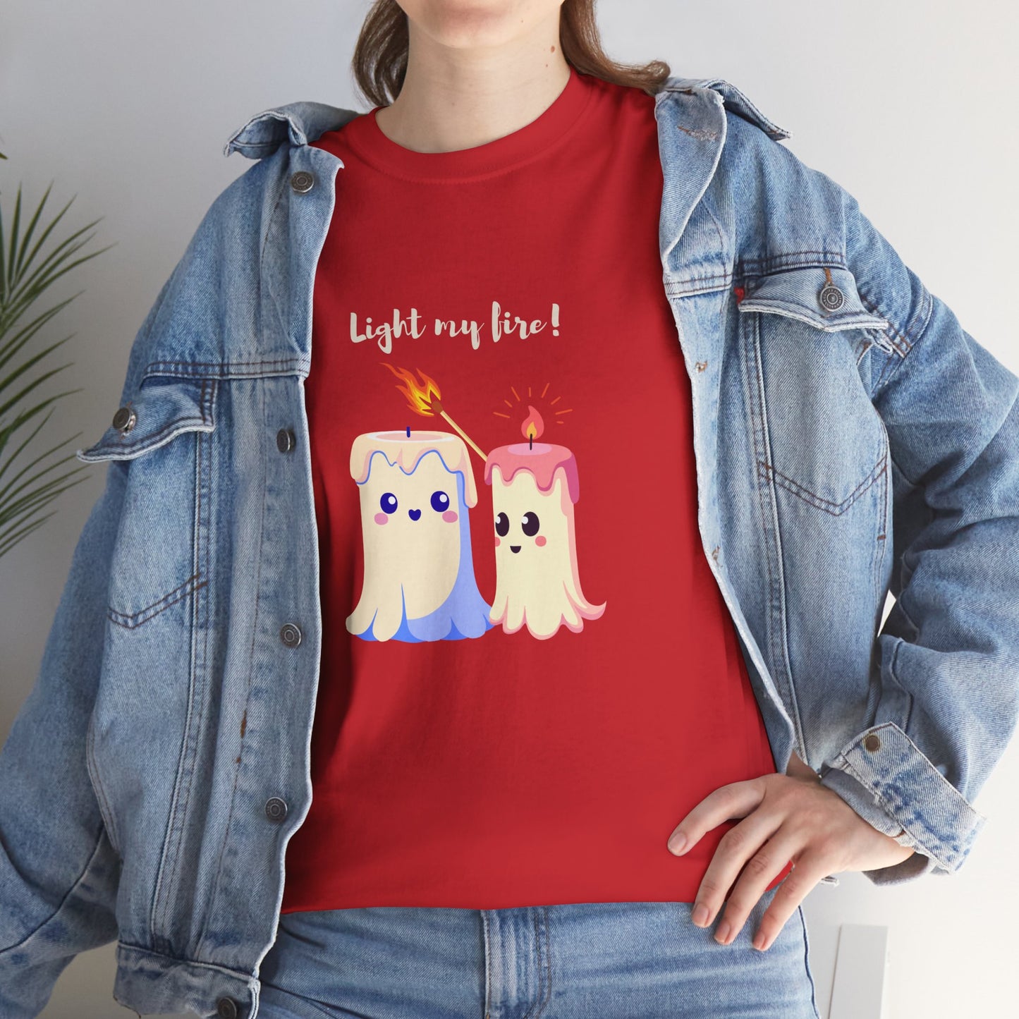 Light My Fire T-Shirt — Vintage Flame Graphic Tee