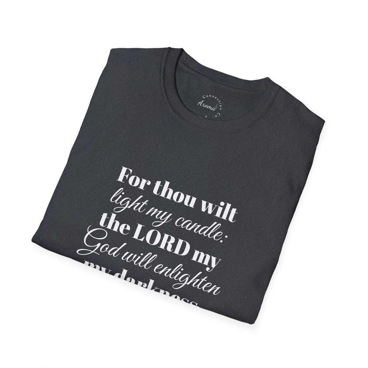 Religious 'For Thou Wilt Light My Candle' T-Shirt