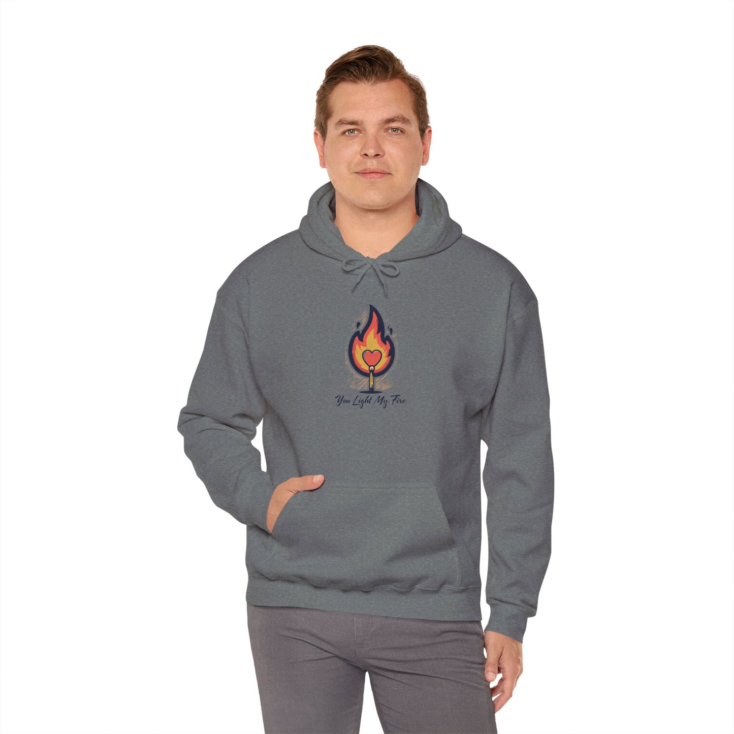 You light My Fire Unisex Heavy Blend™ Hooded Sweatshirt