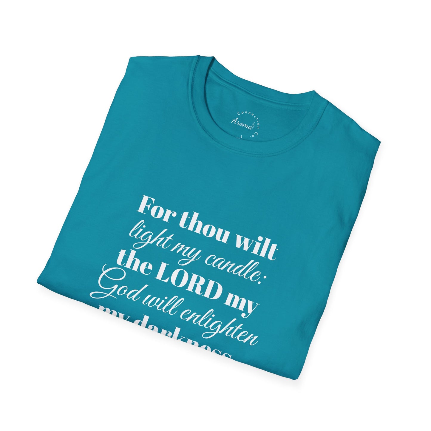 Religious 'For Thou Wilt Light My Candle' T-Shirt