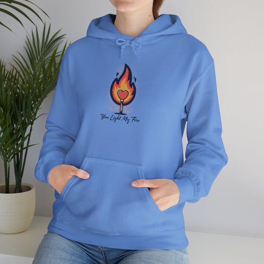 You light My Fire Unisex Heavy Blend™ Hooded Sweatshirt