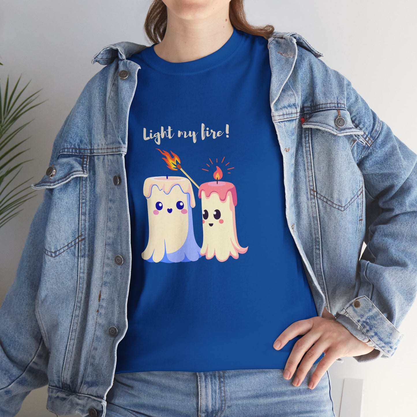 Light My Fire T-Shirt — Vintage Flame Graphic Tee