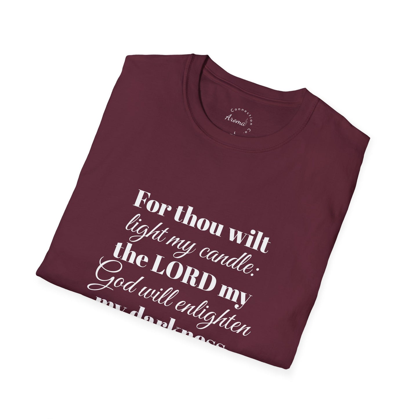 Religious 'For Thou Wilt Light My Candle' T-Shirt
