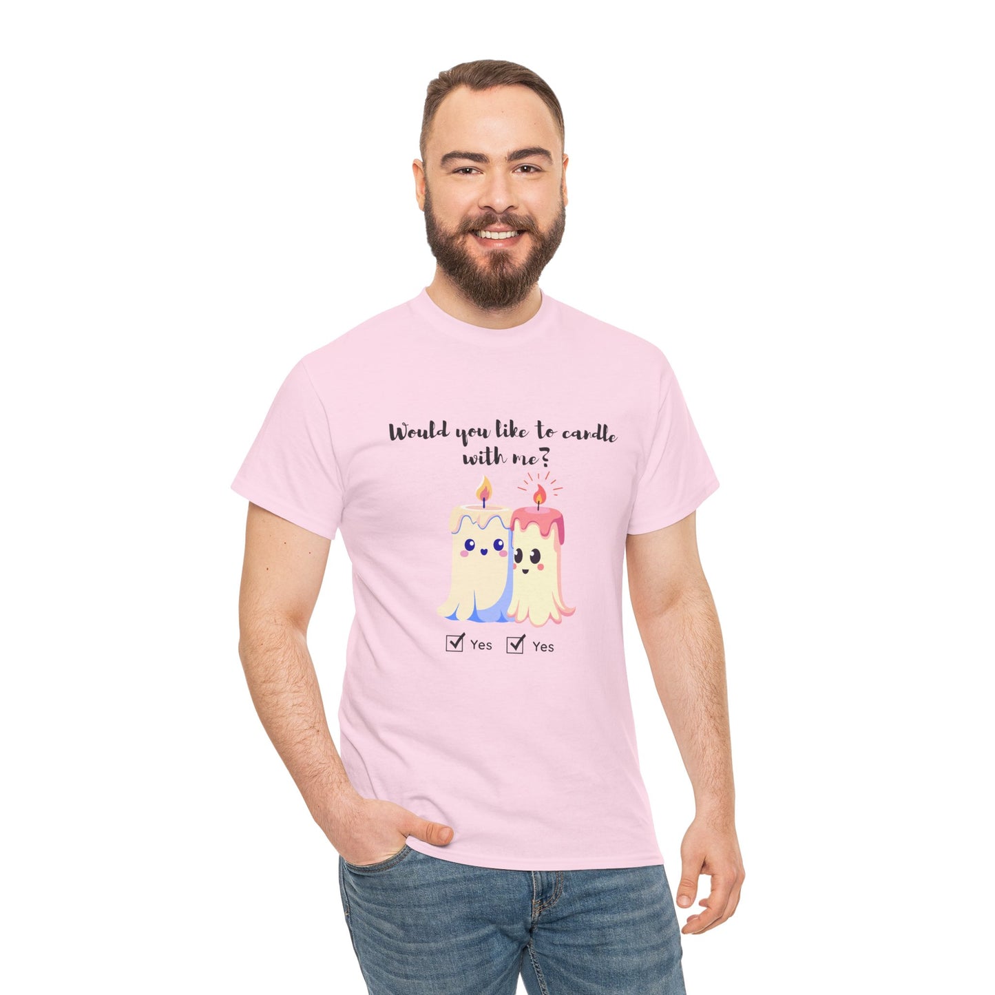 Woud You Like to Candle With Me Tee — Candlelight Scent Lover Shirt