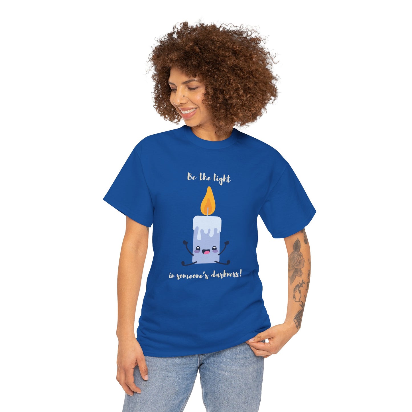 Be the Light Tee — Inspirational Graphic T-Shirt