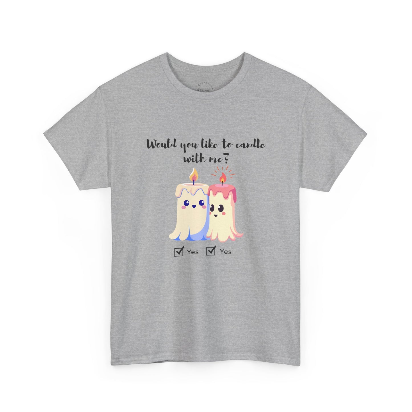Woud You Like to Candle With Me Tee — Candlelight Scent Lover Shirt