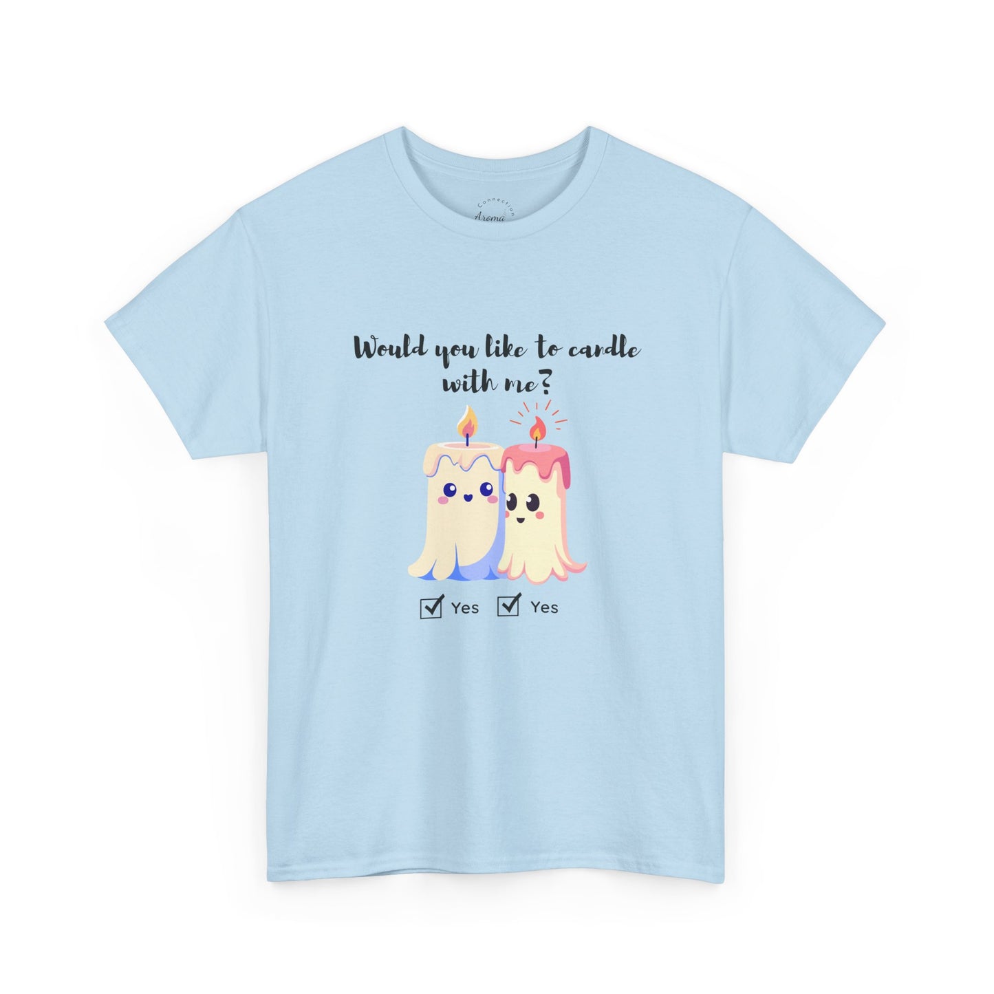 Woud You Like to Candle With Me Tee — Candlelight Scent Lover Shirt