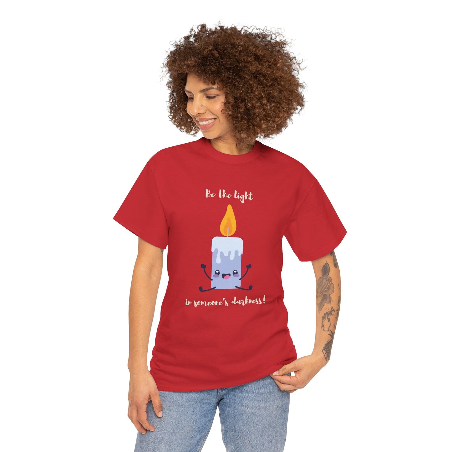 Be the Light Tee — Inspirational Graphic T-Shirt