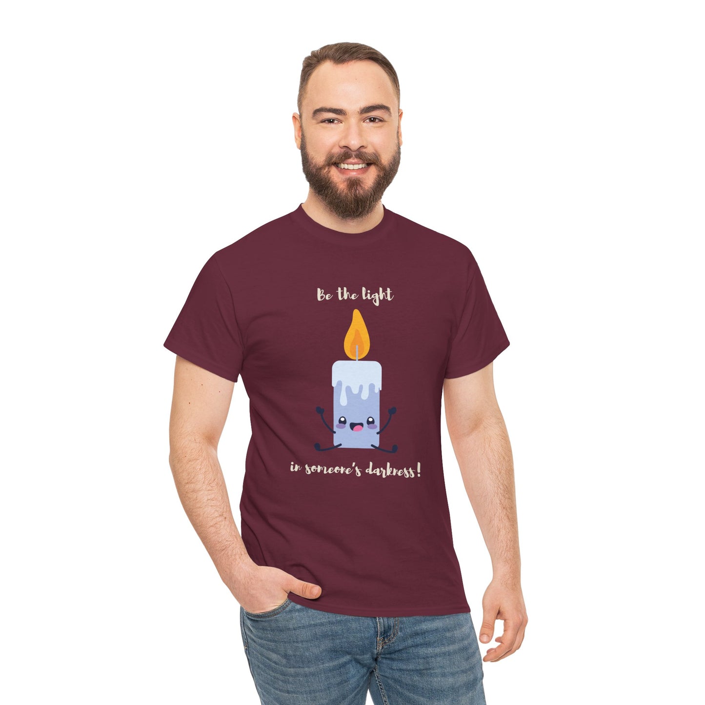 Be the Light Tee — Inspirational Graphic T-Shirt