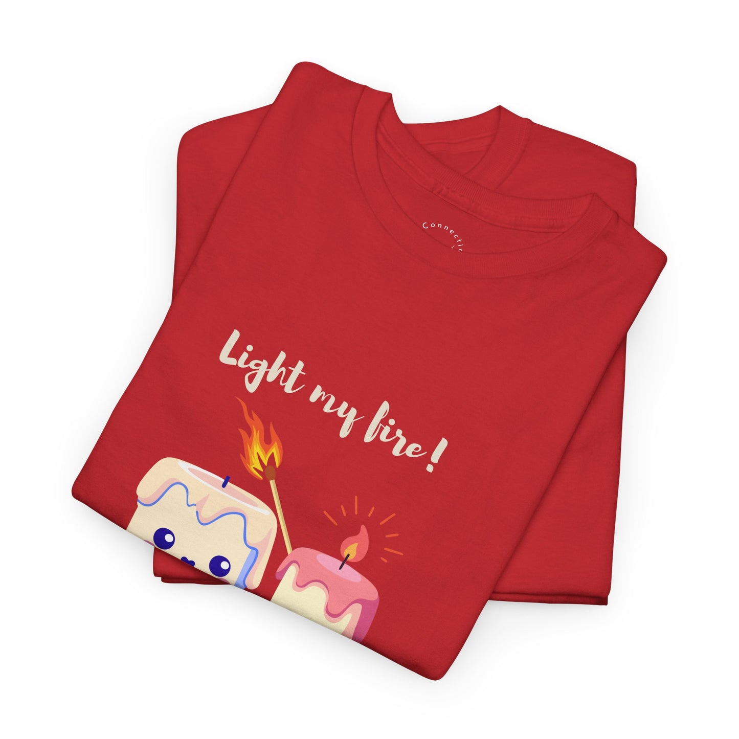 Light My Fire T-Shirt — Vintage Flame Graphic Tee