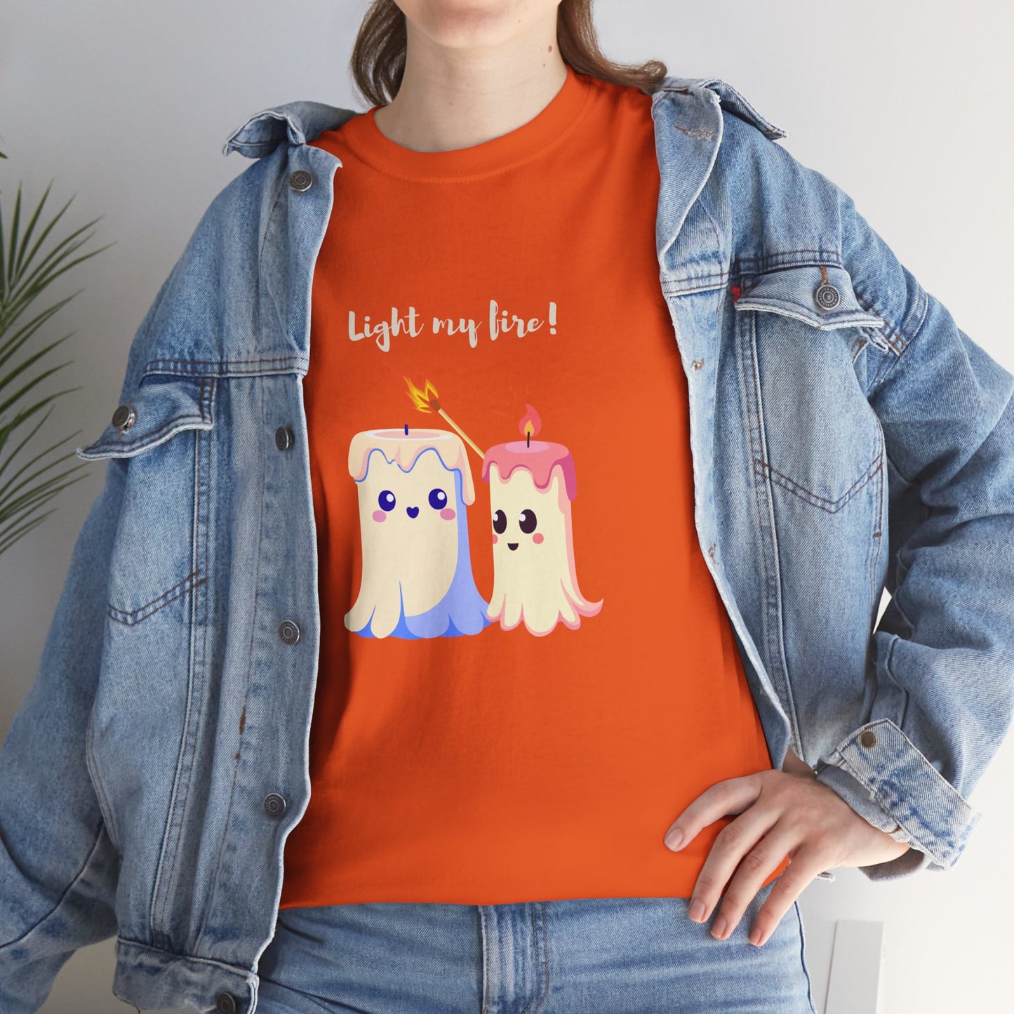 Light My Fire T-Shirt — Vintage Flame Graphic Tee