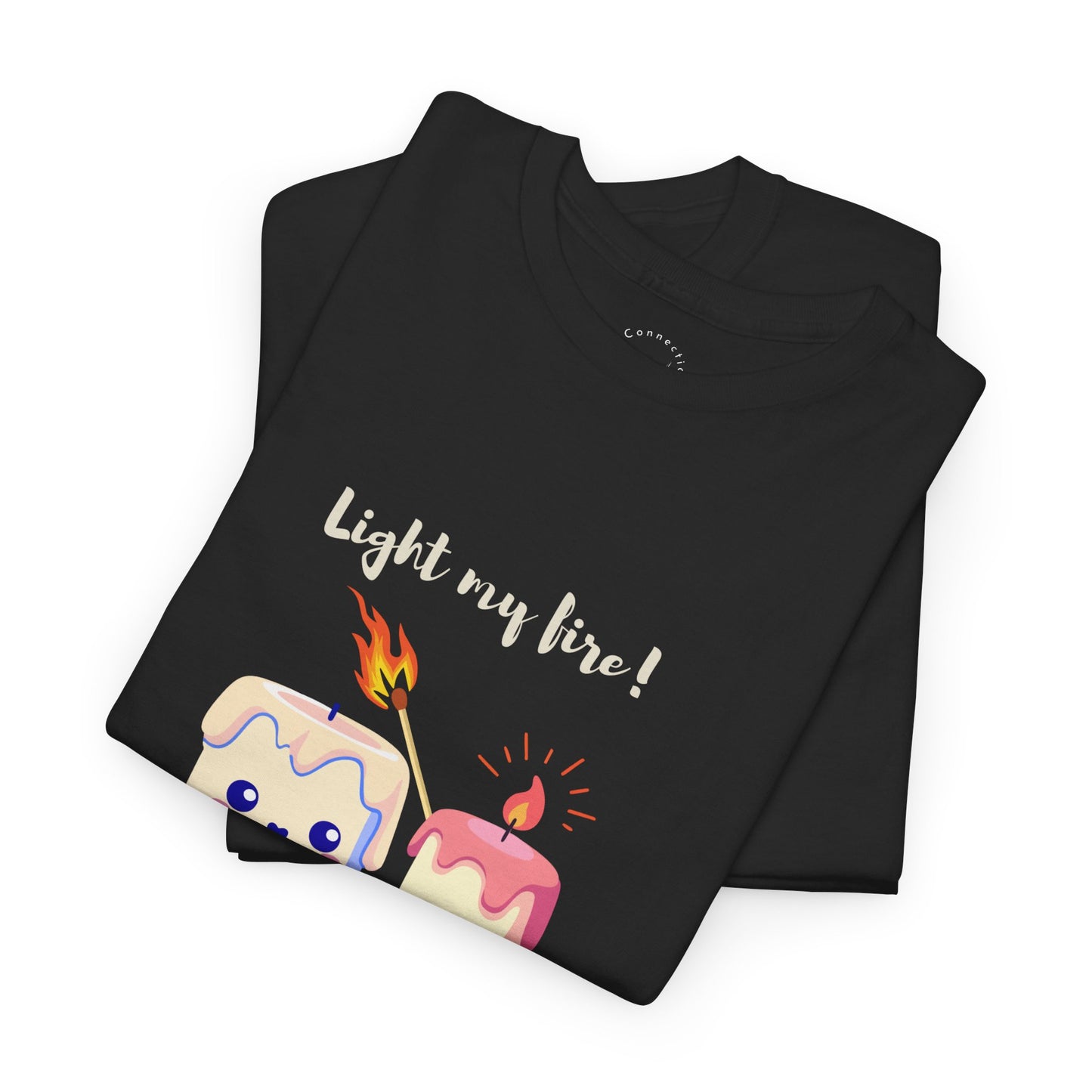 Light My Fire T-Shirt — Vintage Flame Graphic Tee