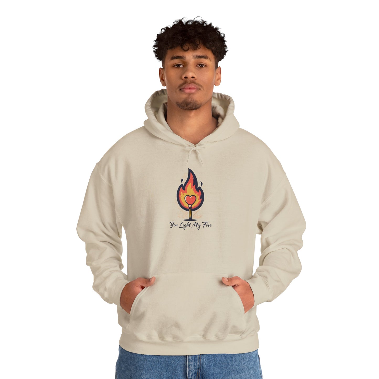 You light My Fire Unisex Heavy Blend™ Hooded Sweatshirt