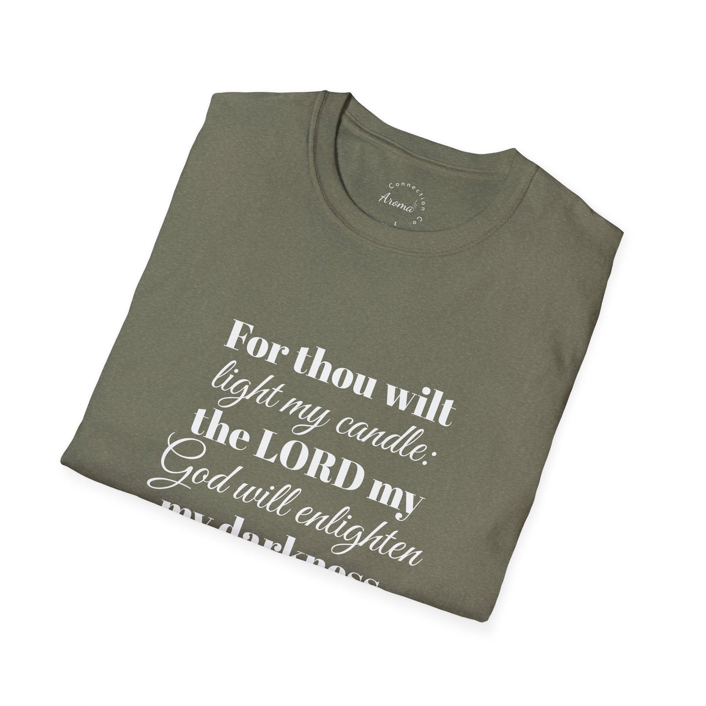 Religious 'For Thou Wilt Light My Candle' T-Shirt