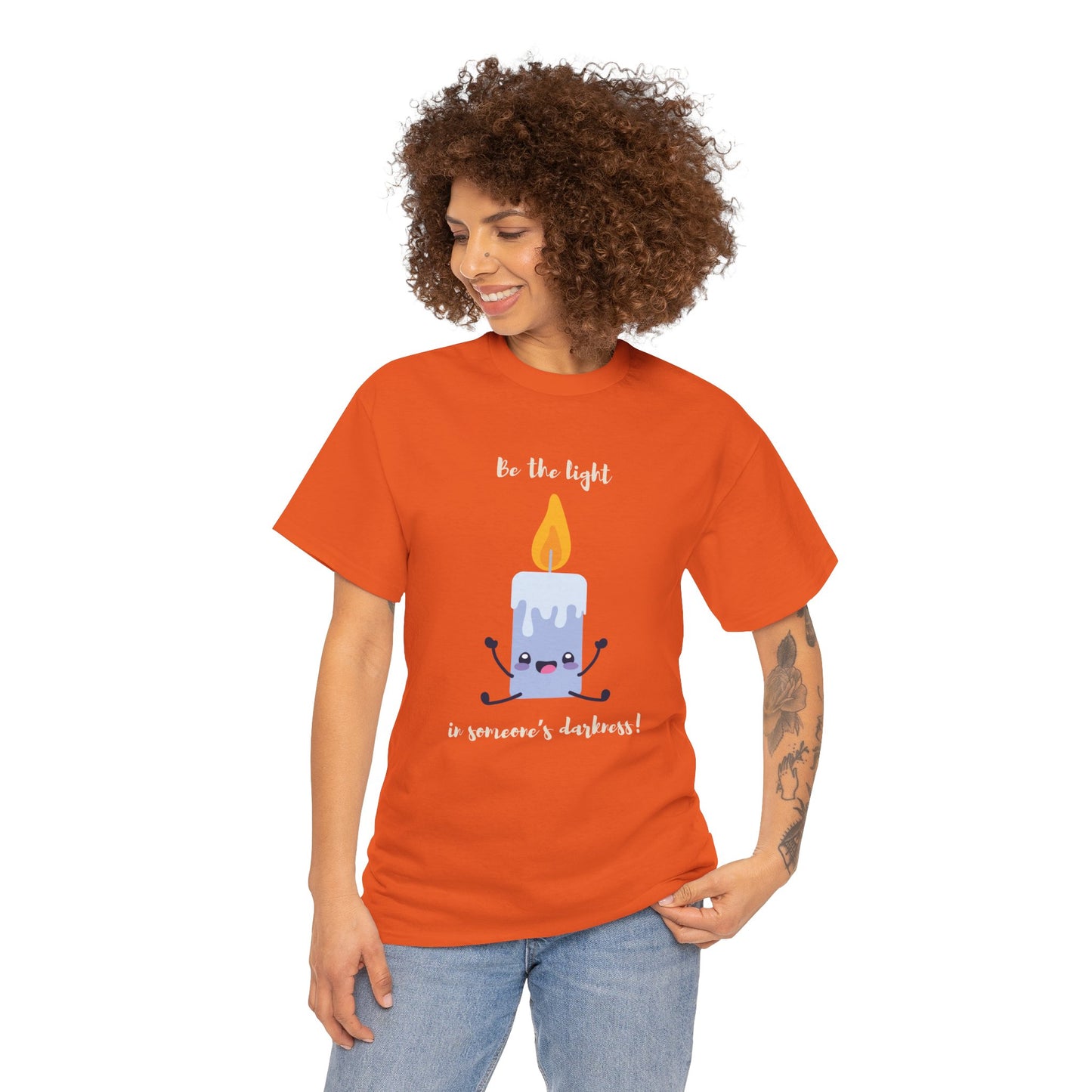Be the Light Tee — Inspirational Graphic T-Shirt