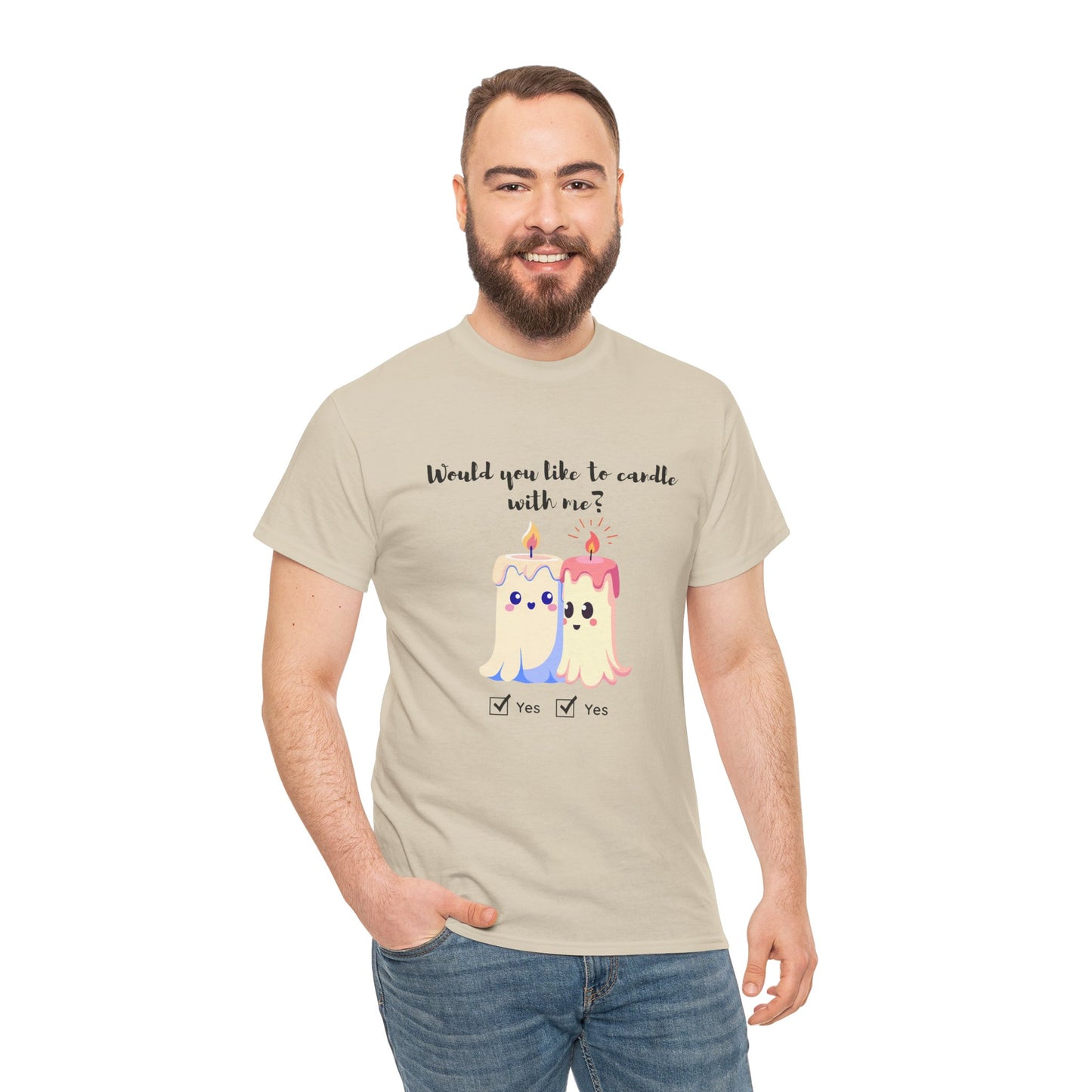 Woud You Like to Candle With Me Tee — Candlelight Scent Lover Shirt