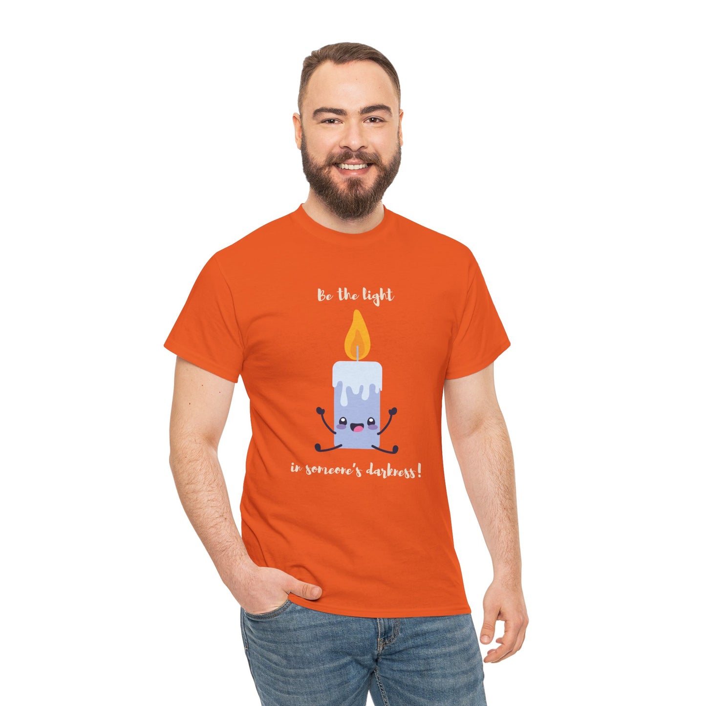 Be the Light Tee — Inspirational Graphic T-Shirt