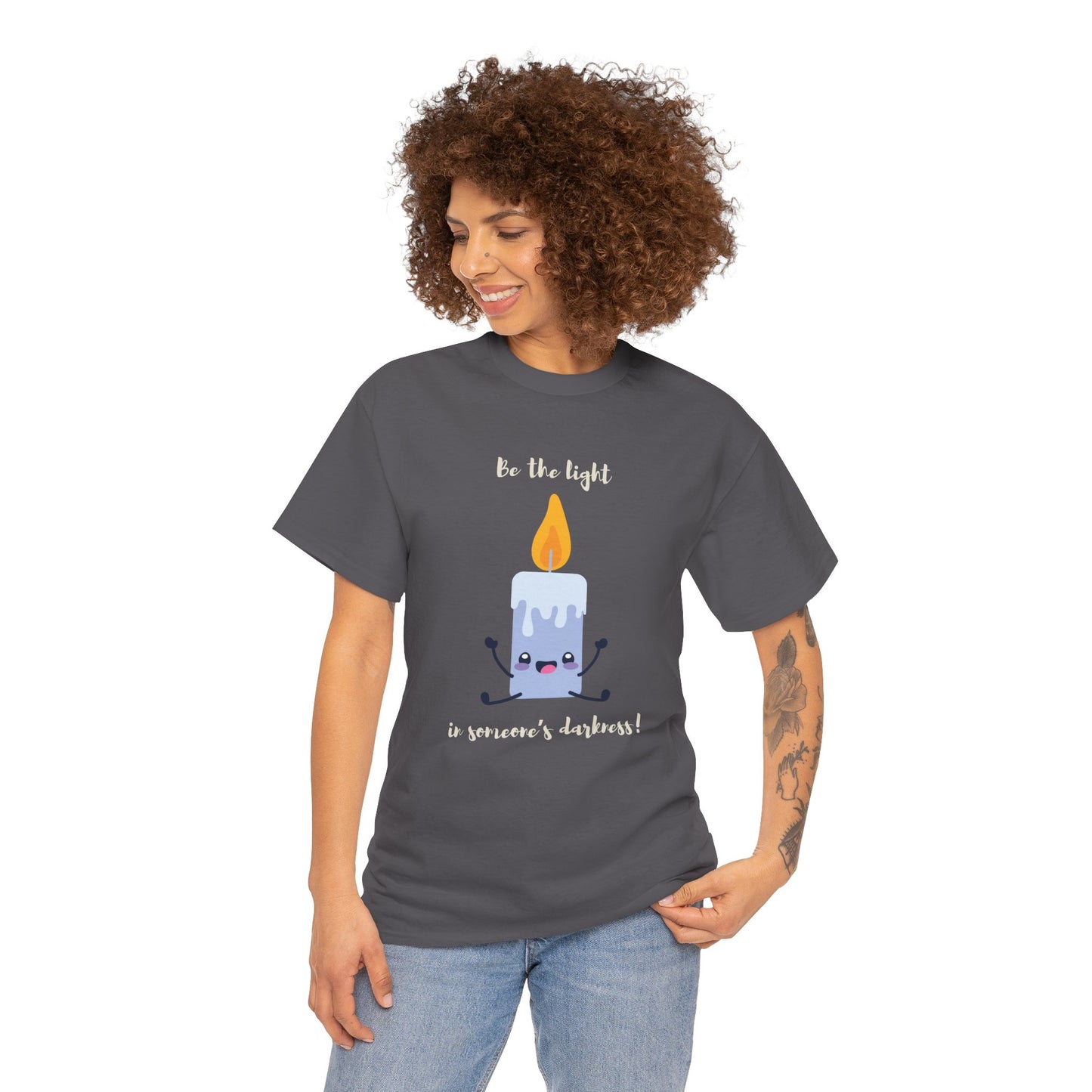 Be the Light Tee — Inspirational Graphic T-Shirt