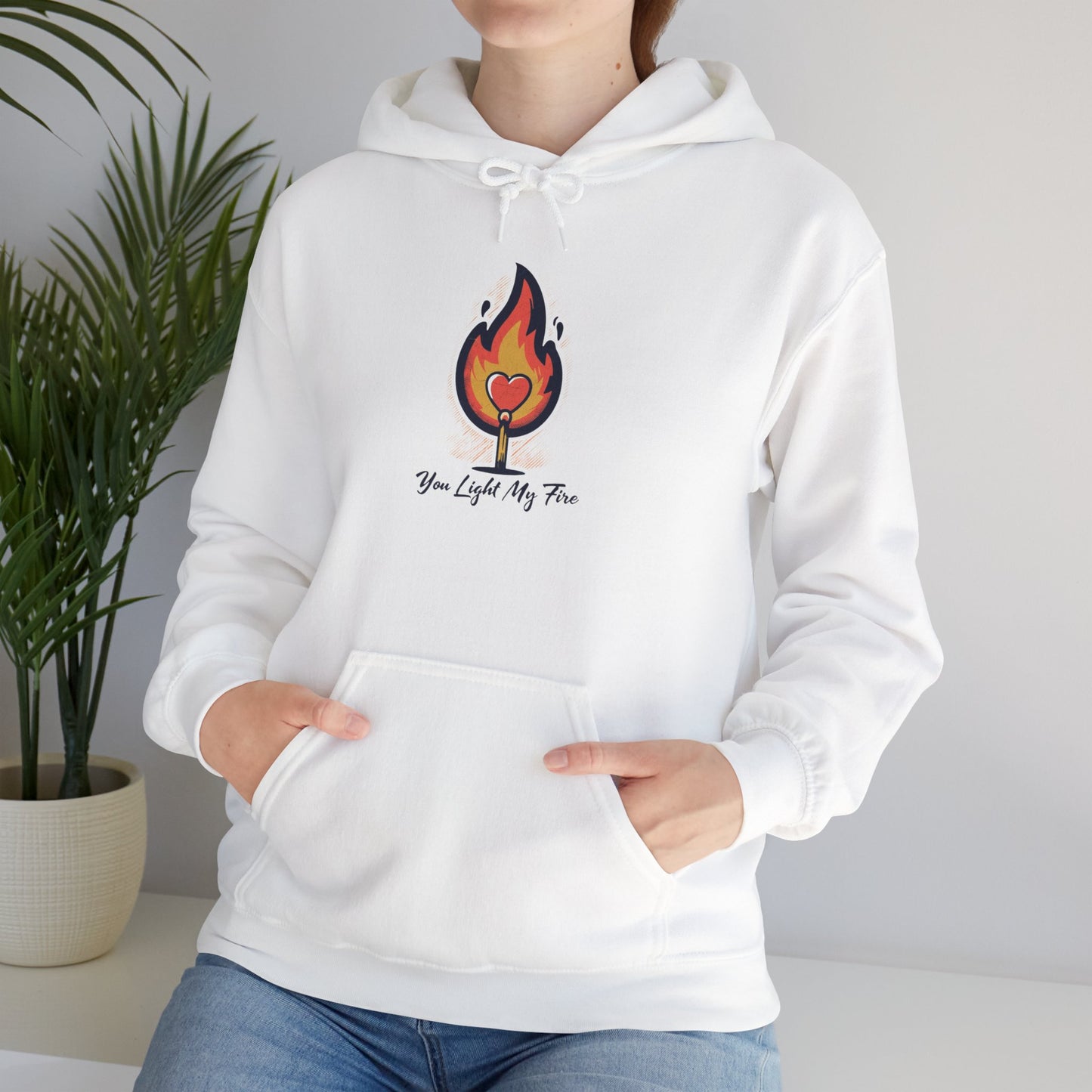 You light My Fire Unisex Heavy Blend™ Hooded Sweatshirt