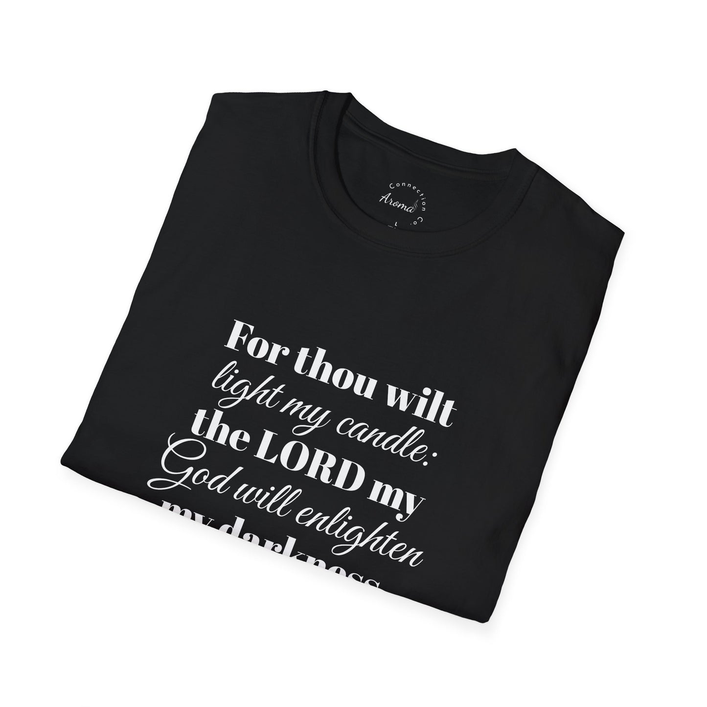 Religious 'For Thou Wilt Light My Candle' T-Shirt