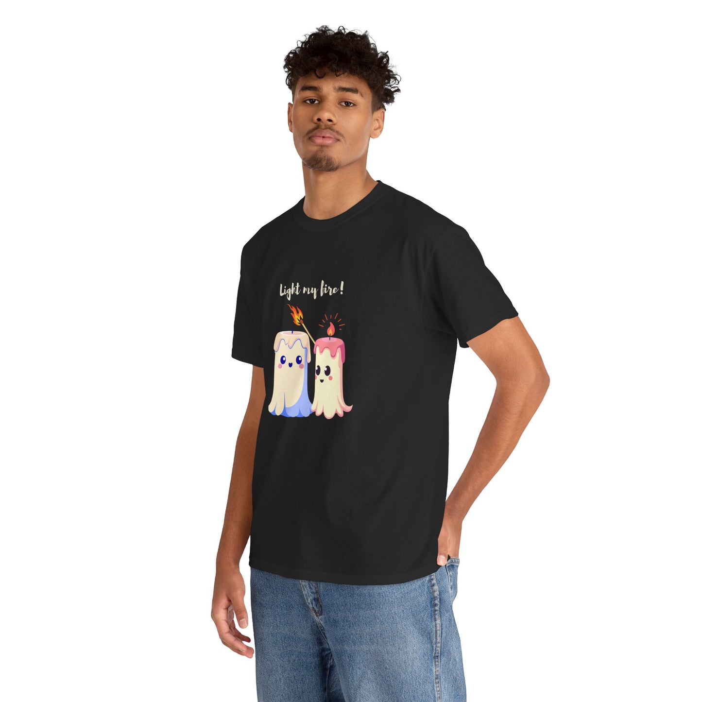 Light My Fire T-Shirt — Vintage Flame Graphic Tee