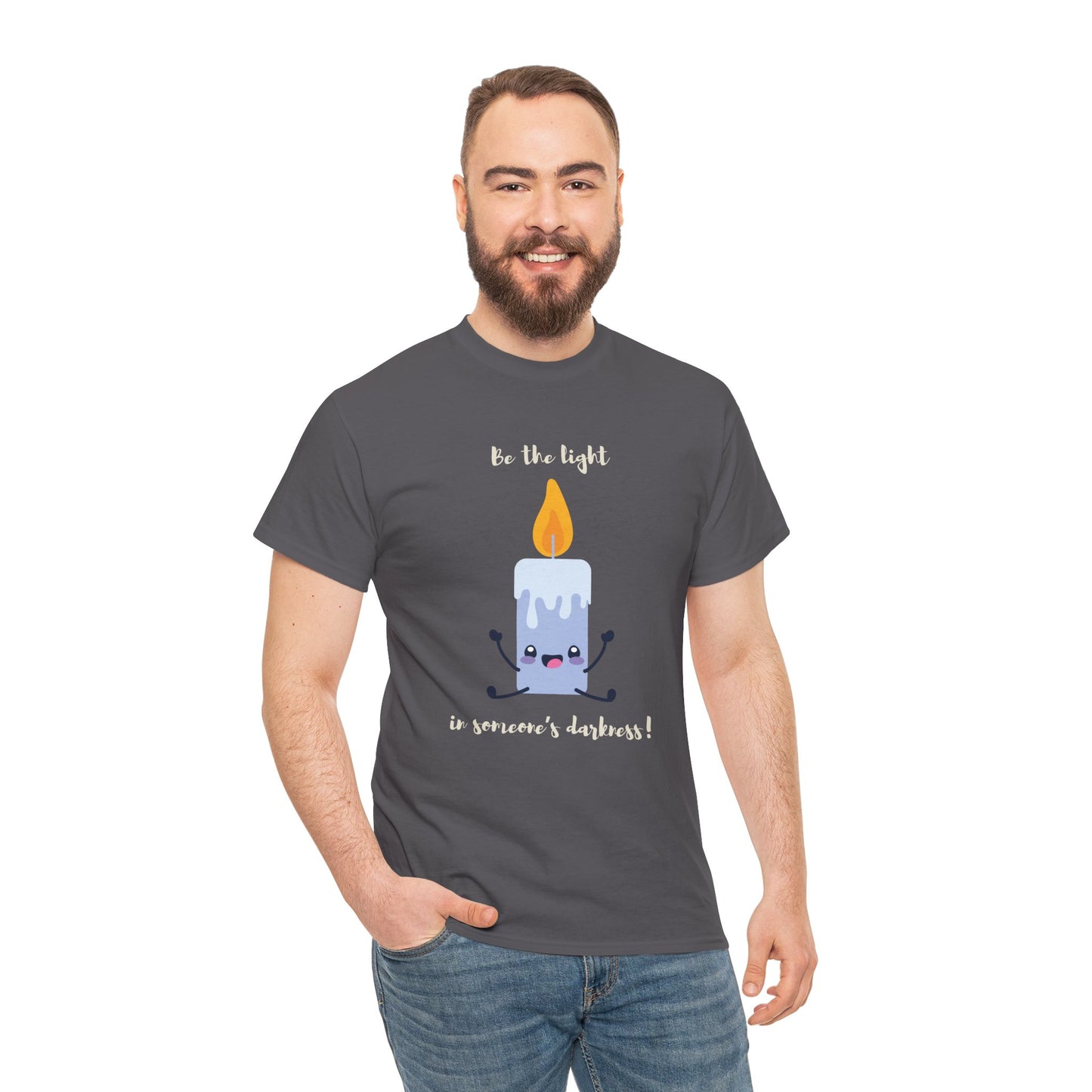 Be the Light Tee — Inspirational Graphic T-Shirt