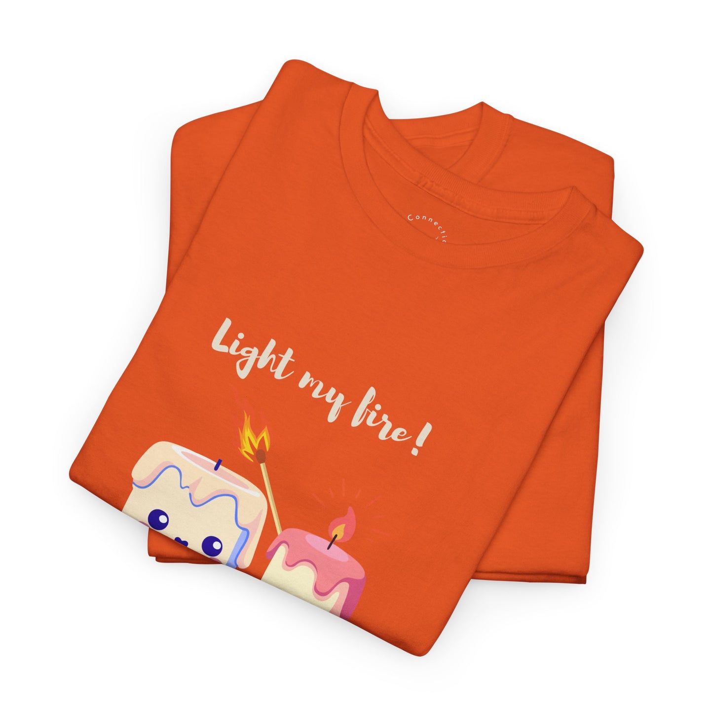 Light My Fire T-Shirt — Vintage Flame Graphic Tee