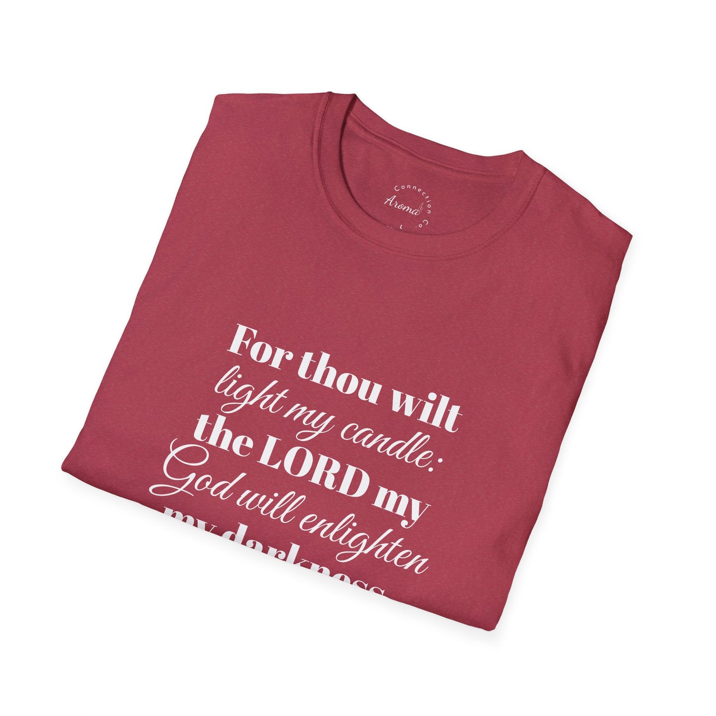 Religious 'For Thou Wilt Light My Candle' T-Shirt