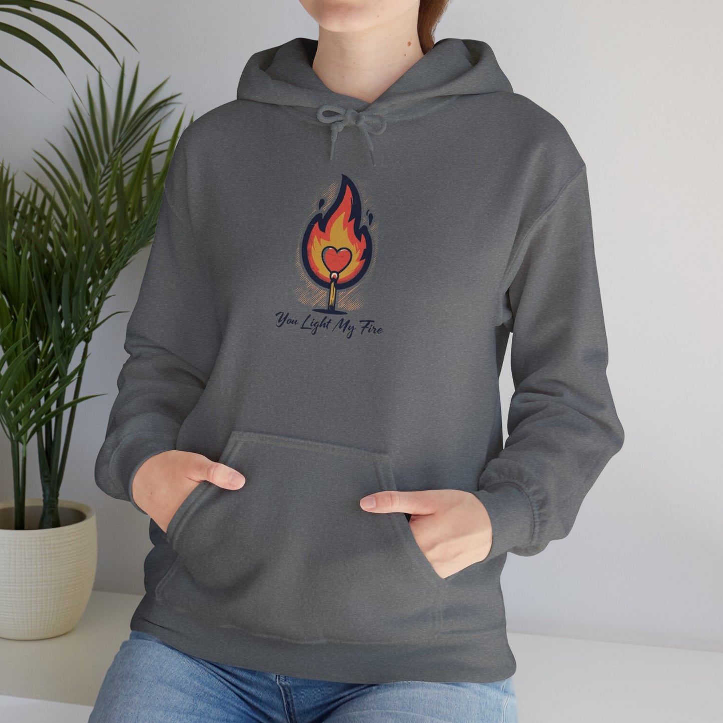 You light My Fire Unisex Heavy Blend™ Hooded Sweatshirt
