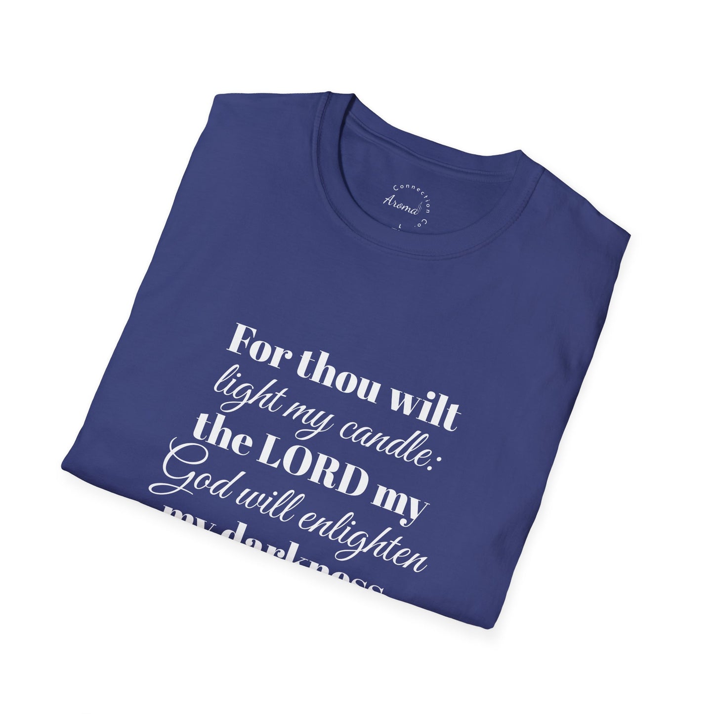Religious 'For Thou Wilt Light My Candle' T-Shirt