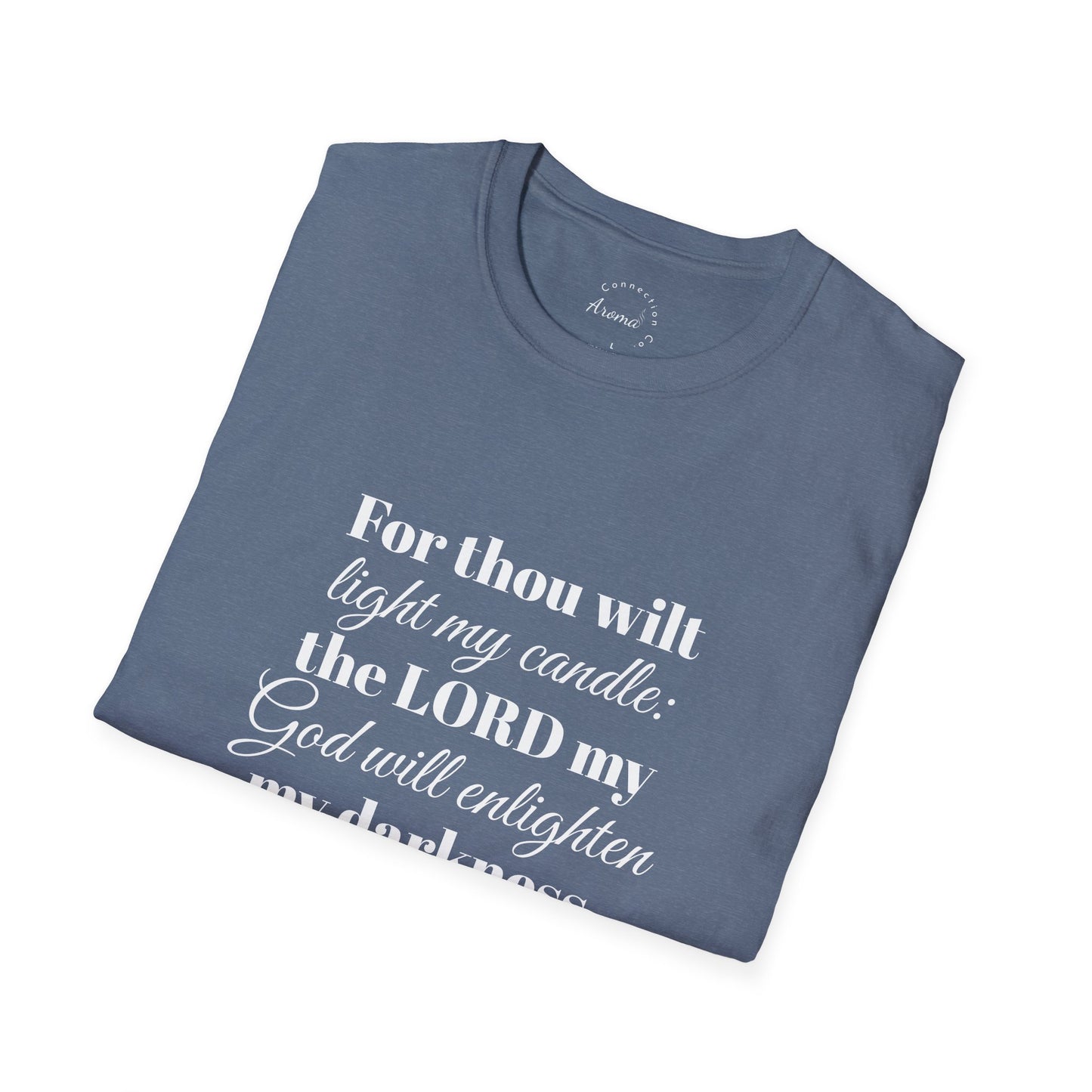 Religious 'For Thou Wilt Light My Candle' T-Shirt