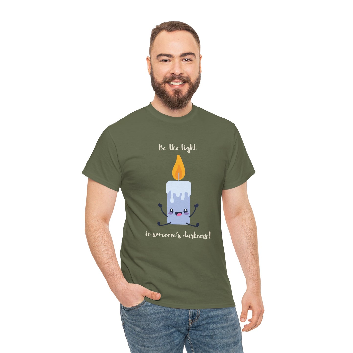 Be the Light Tee — Inspirational Graphic T-Shirt