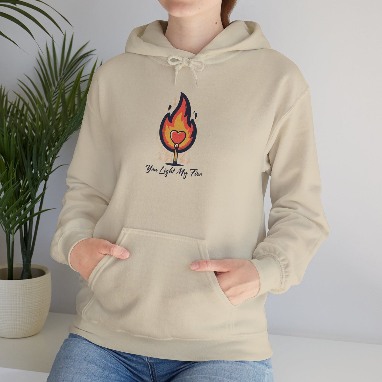 You light My Fire Unisex Heavy Blend™ Hooded Sweatshirt