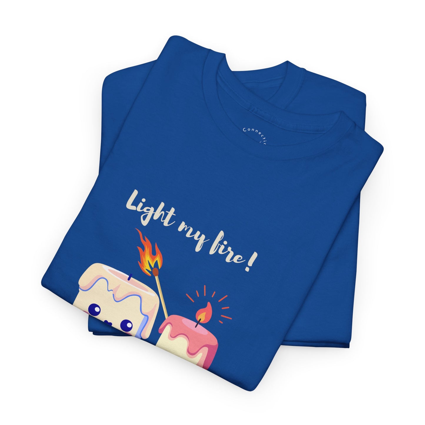 Light My Fire T-Shirt — Vintage Flame Graphic Tee