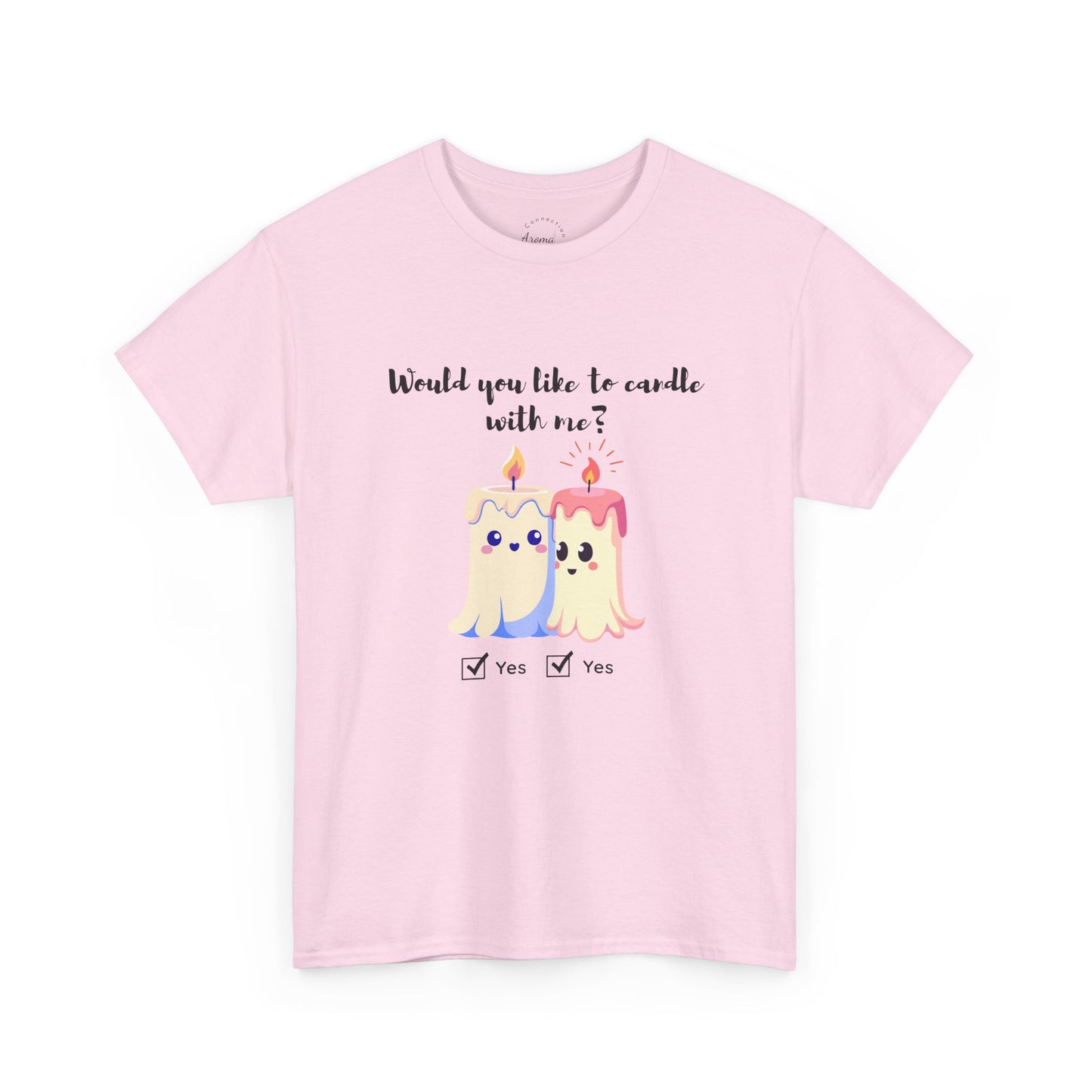 Woud You Like to Candle With Me Tee — Candlelight Scent Lover Shirt