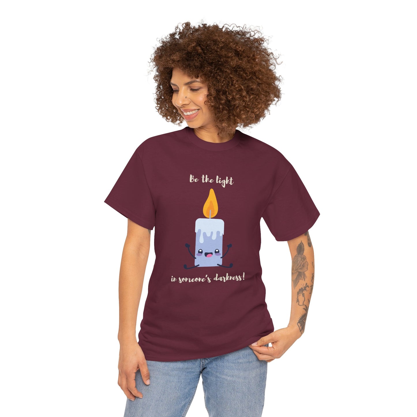 Be the Light Tee — Inspirational Graphic T-Shirt