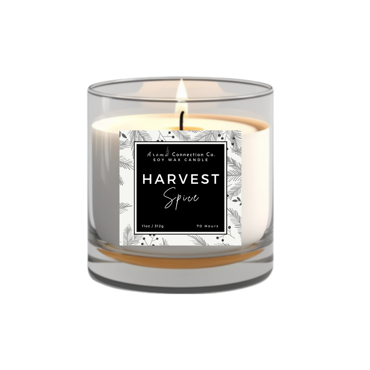 Celebrate the heart of the season with Harvest Spice 11oz candle—a rich, comforting blend of nutmeg, warm autumn spices, and a dash of clove.