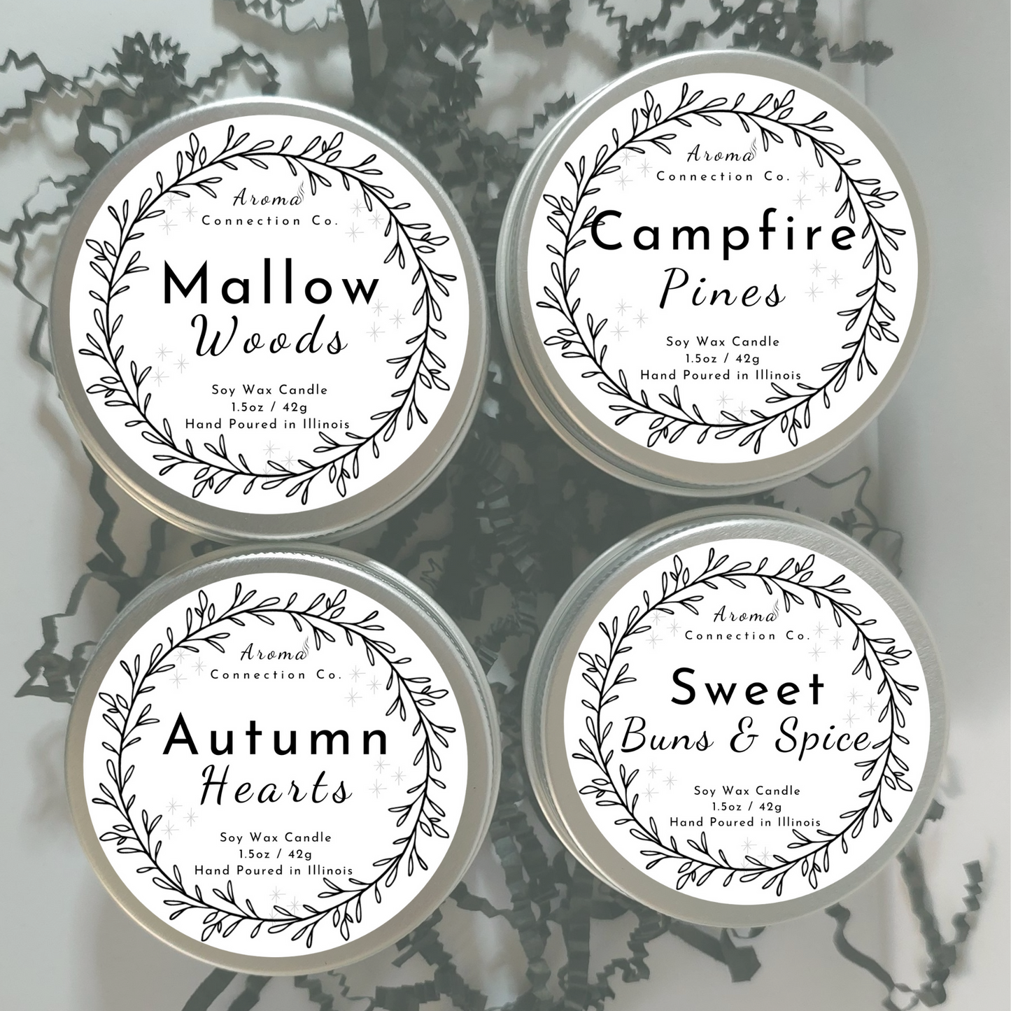 4-Pack Holiday Candle Set