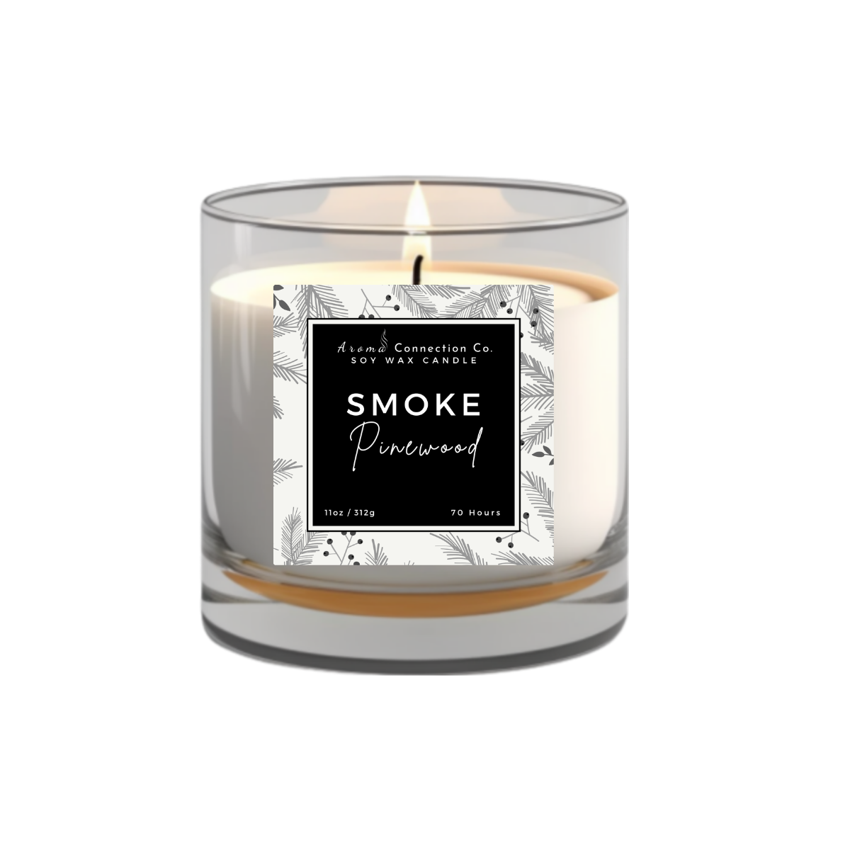 Escape to the heart of the forest with Smoke Pinewoods 11oz candle—a deep, grounding blend of smoky woods and roasted pinecones. 